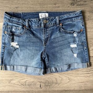Aeropostale Distressed Denim Jean Shorts - Size 7/8